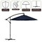 Pure Garden 10 ft Offset Patio Umbrella 8 ft Tall Hanging Cantilever Umbrella Fade-Resistant Shade Umbrella 50-LG1421 - alternate 5