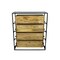 Homeroots 41" Natural Solid Wood Four Drawer Chest 489228 - alternate 3