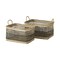Homeroots 19" Brown Water Hyacinth Basket 609423 - alternate 3