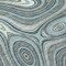 Homeroots 8' Sky Blue And Gray Round Geometric Washable Indoor Outdoor Area Rug 631403 - alternate 5