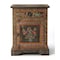 Homeroots 18in Dark Brown Solid Wood Frame Accent Cabinet With Two Drawers 389768 - alternate 1