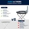 Flash Furniture HERCULES Folding Trvl Toilet w/Toilet Tissue Holder, Stainless Steel Frme w/Non-Slip Rubber Ft, BLK DC-HY6118S-SLVBLK-GG - alternate 6