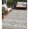 Homeroots 5' X 8' Beige And Brown Southwestern Washable Indoor Outdoor Area Rug 593643 - alternate 1