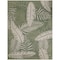 Homeroots 8' X 10' Ivory And Green Palm Leaf Indoor Outdoor Area Rug 550237 - alternate 7