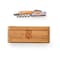 Picnic Time Family Of Brands NCAA Rhode Island Rams Elan Deluxe Corkscrew In Bamboo Box 868-00-505-933-0 - alternate 2
