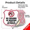 Signmission No Guns Shield Sign No Firearms Or Weapo, 4 inch X 4 inch, Vinyl Decal, 5PK SHI-D-5PACK-4-395 - alternate 4