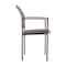 Flash Furniture Jana Comfort Gray Mesh Stackable Steel Side Chair with Arms GO-516-2-GRY-GG - alternate 5