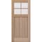 Doornmore CRF-P2G4, 37.75" x 82" ( 36" Door) Left Hand, Mahogany SDL 4 Lite Exterior Door CRF-P2G4-SW-3680_1_LI - alternate 1