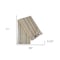 Homeroots 39" X 71" Beige and Pink Cotton Striped Turkish Towel Throw Blanket with Tassels 521289 - alternate 2