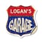 Signmission Logan's Garage, 18 Inch X 18 Inch, Vinyl Decal SHI-D-18-383-LOGAN - alternate 1