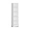 Homeroots 71" White Wood Five Tier Bookcase 546192 - alternate 9