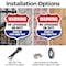 Signmission Pool Warning Shield Sign No Lifeguard On, 6 inch X 6 inch, Plastic Sign, 2PK SHI-P-2PACK-6-432 - alternate 4