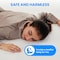 Simple Deluxe Mattress Protector Queen Size Bed Gift, Noiseless and Machine Washable Fitted Style, 100% Waterproo 3A88HKPRTCMATQUEEN19WHT - alternate 3