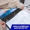 Bazic Products PVC-Free Slant-D Ring View Binder with 4-Pockets, 1", Black, 3PK 4171 - alternate 3