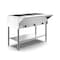 Koolmore Three Pan Open Well Electric Steam Table with Undershelf, . KM-OWS-3 - alternate 3