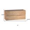 Homeroots 40" Oak Wood Freestanding Bathroom Vanity With White Sink And Two Drawers 627494 - alternate 3