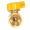 Brasscraft Eastman 3/8 in. Flare X 1/2 in. FIP Brass Gas Valve 60001B - alternate 5