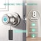Wrightmaster 3 in 1 Corded Aluminum Smart Lock Deadbolt, Keyless Entry Door Lock with Fingerprint Digital, APP C ZR-S08T-SR - alternate 4