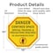 Signmission Danger Confined Space Special Train, 10 Inch X 10 Inch, Plastic Sign OC-P-10-44 - alternate 5