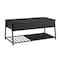 Monarch Specialties Coffee Table 42"L, Cocktail, Lift-top, Rectangular, Black Laminate, Black Metal, Contemporary I 3820 - alternate 1