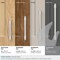 Amerock Destine 6-5/16 inch 160mm Center-to-Center Polished Nickel Cabinet Pull BP36860PN - alternate 2