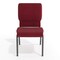 Flash Furniture Red Fabric Church Chair, PK4 4-FD-CH02185-SV-RED-GG - alternate 4