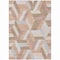 Homeroots 8' X 10' Copper Geometric Washable Indoor Outdoor Area Rug 608055 - alternate 5
