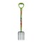Ames 4-Tine Floral Spading Fork, Forged Steel, Hardwood Handle, D-Grip 2916400 - alternate 1