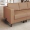 Flash Furniture HERCULES Artemis Cognac LeatherSoft Left Arm Reception Chair, 2 AC Outlets/1 USB/1 USB-C Ports ZB-8921C-LA-COGNAC-GG - alternate 5