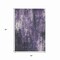 Homeroots 5' X 8' Purple And Ivory Abstract Washable Indoor Outdoor Area Rug 617657 - alternate 3