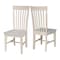 Whitewood Industries Chairs, Wood Back, 40 W 22 H C-465P - alternate 8