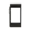 Homeroots 16" Black And Silver Wood Freestanding Bathroom Vanity With White Sink 543633 - alternate 3