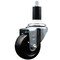 Service Caster 3'' SS Soft Rubber Wheel Swivel 1-3/8'' Expanding Stem Caster SCC-SSEX20S314-SRS-138 - alternate 1