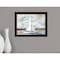 Homeroots Sailboat on Water 1 Black Framed Print Wall Art 415844 - alternate 2