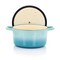 Crock-Pot Artisan 2 Piece 3 Quarts Enameled Cast Iron Dutch Oven in Aqua Blue 124962.02 - alternate 4