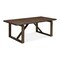 Homeroots 84" Dark Brown Wood Sled Base Dining Table 544749 - alternate 8