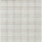 Homeroots 5' X 8' Ivory And Beige Plaid Washable Indoor Outdoor Area Rug 595404 - alternate 5
