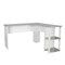 Homeroots 54" Gray Wood L Shape Computer Desk 723779 - alternate 1
