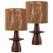 Jonathan Y Rickie 19" Bohemian Coastal Sculptural Resin w/Hand-Woven Paper Rope Drum Shade LED Table Lamp, , 2PK JYL5509B-SET2 - alternate 3