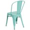 Flash Furniture Mint Green Metal Indoor-Outdoor Stackable Chair, PK4 4-ET-3534-MINT-GG - alternate 6