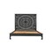 Homeroots Three Piece Black Solid Wood Bedroom Set 643650 - alternate 5