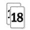 Signmission Sign with Number '18, 18'' X 24'' 2 Signs, Heavy Gauge Aluminum, 2PK A-1824-2PACK-22904 - alternate 1