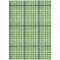 Homeroots 3' X 5' Green And Ivory Plaid Washable Indoor Outdoor Area Rug 601470 - alternate 4