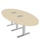 Skutchi Designs 6 Person Conference Table With Power Unit | 8' Oval Table | Harmony Series HAR-OVL-48X96-T-K525-ESIL - alternate 5