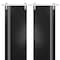 Sartodoors Sturdy Double Barn Door with Hardware, Planum 0310 Black Matte and Aluminum Strips, 13FT Rail Hange PLANUM0310DB-S-BLK-72 x 96 (2* 36x96) - alternate 1