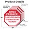 Signmission Whoa Pardner! Closed Toes Shoes Req, 10 inch X 10 inch, Aluminum Metal Signs, 5PK OC-A-5Pack-10-40 - alternate 3