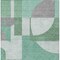Homeroots 5' X 8' Green Sage And Gray Geometric Washable Indoor Outdoor Area Rug 617909 - alternate 6