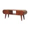 Homeroots 39in Brown Solid Wood Enclosed and Open Storage TV Stand 727855 - alternate 6