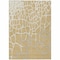 Homeroots 5' X 8' Gold And Beige Abstract Washable Indoor Outdoor Area Rug 601123 - alternate 5