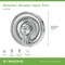 Symmons Braston Wall Mounted Shower Valve Trim with Volume Control Lever (Valve Not Included) S5890TRM - alternate 2